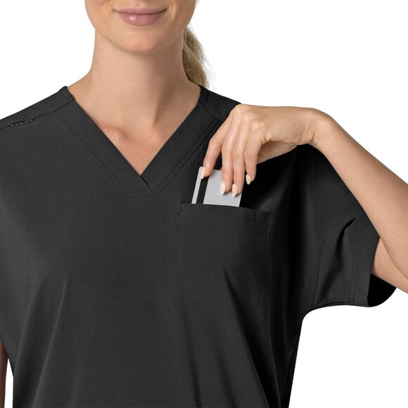Women's Scrubs Flex Panel V-Neck Medical Top Durable Comfort Size M - Picture 6 of 11